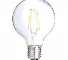 Eurolamp G95 11W E27 LED filament – Dimmable (θερμό λευκό)