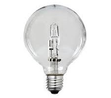 EUROLAMP Λάμπα G95 αλογόνου eco 70W Ε27