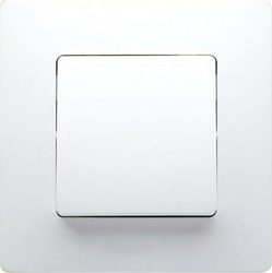 Legrand Niloe Διακόπτης A/R Λευκός (Μηχαν.+πλαίσιο)